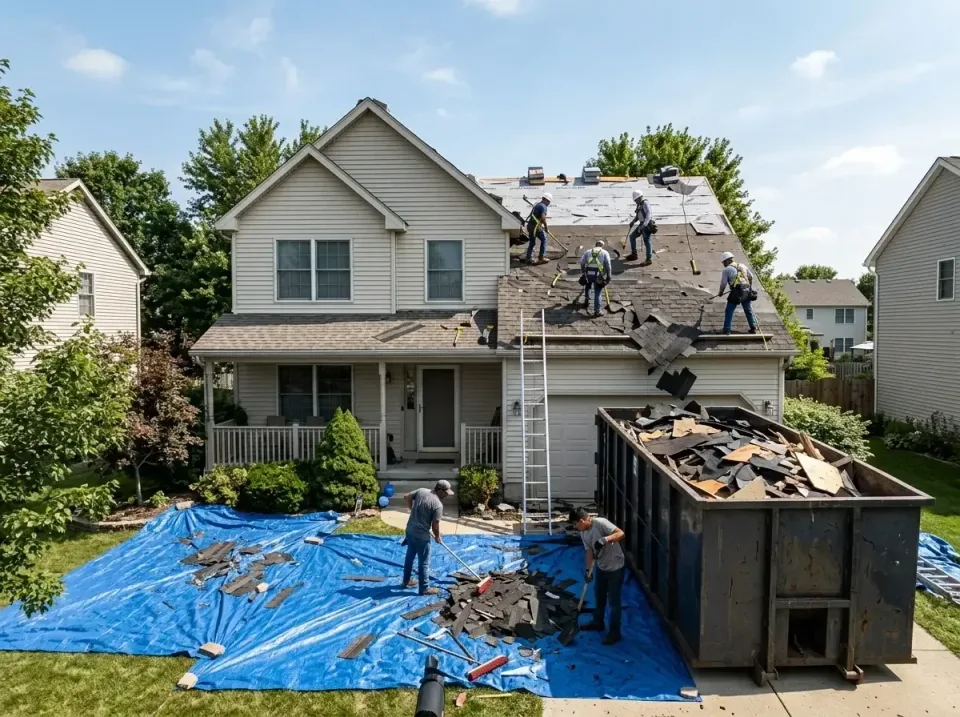 roof-replacement-debris-remova-004 — frequently asked questions, Cheapest Dumpster Rentals in Trinity, FL